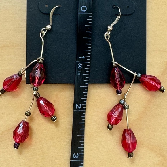 High-End Department Store Designer One of Kind Statement Earrings - Picture 3 of 6